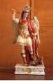 Statua San Michele Arcangelo colorato ali chiuse da 60 a 130cm